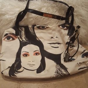 Jimmy Choo Limited Edition Canvas Tote Bag